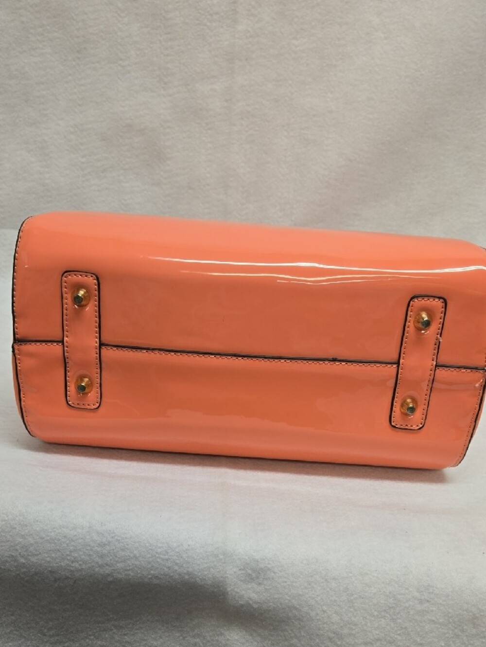 Top-Handle Satchel Coral Pink 10x12x6.5 With Matching Wallet - Picture 6 of 16